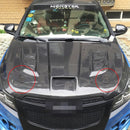 A Pair Car Carbon Fiber Cover Lock Modified Hood Lock General Racing Car Cover Lock