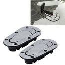 A Pair Car Carbon Fiber Cover Lock Modified Hood Lock General Racing Car Cover Lock