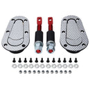 A Pair Car Carbon Fiber Cover Lock Modified Hood Lock General Racing Car Cover Lock