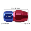 Pipe Joints 0 Degree Swivel Oil Fuel Fitting Adaptor Oil Cooler Hose Fitting Aluminum Alloy AN8 Fitting Car Auto Accessories