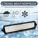 12 inch 5 Row 88 LEDs 26400 Lumen 6000K Car Truck Off-road Vehicle LED Light Bar Work Lights Headlight