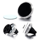 Car Diamond Magnetic Air Outlet Mobile Phone Holder(Black)