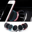 Car Diamond Magnetic Air Outlet Mobile Phone Holder (Colourful White)