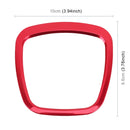 Car Auto Steering Wheel Decorative Ring Cover Trim Sticker Decoration for Audi(Red)