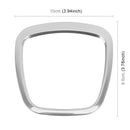 Car Auto Steering Wheel Decorative Ring Cover Trim Sticker Decoration for Audi(Silver)