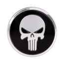 4 PCS Car-Styling Skull Pattern Wheel Hub Decorative Sticker, Diameter: 5.8cm