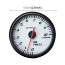 Universal 2.5 inch 60mm Oil Pressure Gauge Auto Gauge Meter Oil Temp Gauge Pointer for Car Oil Press Temp Meter Auto Gauge