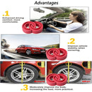 2 PCS Car Auto B+ Type Shock Absorber Spring Bumper Power Cushion Buffer, Spring Spacing: 38mm, Colloid Height: 72mm(Red)