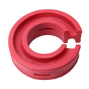 2 PCS Car Auto C Type Shock Absorber Spring Bumper Power Cushion Buffer, Spring Spacing: 27mm, Colloid Height: 50mm(Red)