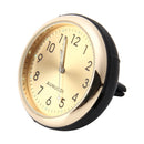 Car Outlet Clock Car Luminous Material Car Clock Car Electronic Watch Car Air Conditioning Outlet Perfume Ornaments with Balm(Gold)