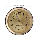 Car Outlet Clock Car Luminous Material Car Clock Car Electronic Watch Car Air Conditioning Outlet Perfume Ornaments with Balm(Gold)