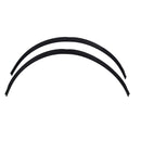 2 PCS Car Stickers Rubber Round Arc Strips Universal Fender Flares Wheel Eyebrow Decal Sticker Car-covers, Size: 75 x 2cm