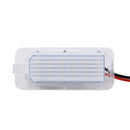 2 PCS License Plate Light with 18 SMD-3528 Lamps for Ford,2W 120LM,6000K, DC12V(White Light)