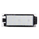 2 PCS License Plate Light with 18 SMD-3528 Lamps for Renault,2W 120LM,6000K, DC12V(White Light)