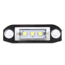 2 PCS License Plate Light with 3 SMD-5050 Lamps for Volvo,2W 120LM,6000K, DC12V(White Light)