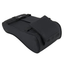 Universal Car PU Leather and Memory Foam Wrapped Armrest Box Breathable Car Armrest Box Mat with Phone Holder Storage Bag(Black)