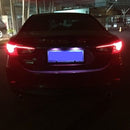 2 PCS 1157 / BAY15D 4.5W DC 12V 6000K 360LM Car Auto Ceramics Brake Lights 18LEDs SMD-3030 Lamps, with Projector Lens (White Light)