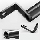 Motorcycle Rear View Mirror Aluminum Alloy Bracket(Silver Grey)