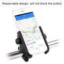 Motorcycle Handlebar Aluminum Alloy Phone Bracket, Suitable for 4-6 inch Device(Silver Grey)
