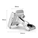 Motorcycle Handlebar Aluminum Alloy Phone Bracket, Suitable for 4-6 inch Device(Silver)