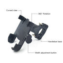 Motorcycle Handlebar Aluminum Alloy Phone Bracket, Suitable for 60-100mm Device(Gold)