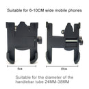Motorcycle Handlebar Aluminum Alloy Phone Bracket, Suitable for 60-100mm Device(Blue)