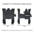 Motorcycle Rear View Mirror Aluminum Alloy Phone Bracket, Suitable for 60-100mm Device(Grey)