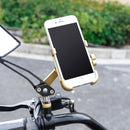 Motorcycle Rear View Mirror Aluminum Alloy Phone Bracket, Suitable for 60-100mm Device(Grey)