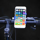 360 Degree Rotatable Aluminum Alloy Phone Bracket for Bicycle, Suitable for 50-100mm Device(Gold)