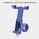 360 Degree Rotatable Aluminum Alloy Phone Bracket for Electric Car / Motorcycle, Suitable for 50-100mm Device(Black)