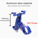360 Degree Rotatable Aluminum Alloy Phone Bracket for Electric Car / Motorcycle, Suitable for 50-100mm Device(Black)