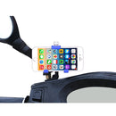 360 Degree Rotatable Aluminum Alloy Phone Bracket for Electric Car / Motorcycle, Suitable for 50-100mm Device(Gold)