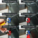 Durable Aluminum Alloy Bag Hook for Motorcycle / Bicycle(Red)