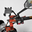 Motorcycle Rear View Mirror Aluminum Alloy Bracket, Random Color Delivery