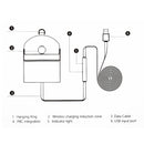 Multi-function Car Air Outlet Wireless Charger Storage Box