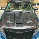 A Pair Car Modified Hood Lock General Racing Car Cover Lock with Keys(Black)