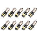 10 PCS BA9S DC 12V 1.1W 8LEDs SMD-5630 Car Clearance Light Reading Light