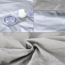 Car Travel Inflatable Mattress Air Bed Camping Universal SUV Back Seat Couch (Light Grey)