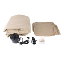 Car Travel Inflatable Mattress Air Bed Camping Universal SUV Back Seat Couch With Protection Air Cushion(Khaki)
