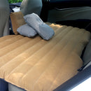 Car Travel Inflatable Mattress Air Bed Camping Universal SUV Back Seat Couch With Protection Air Cushion(Khaki)