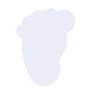 Baby in Car Happy Feet Shape Adoreable Style Car Free Sticker (Pink)