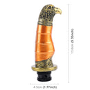 Universal Car Eagle Shape Metal Gear Shift Knob Modified Car Auto Transmission Shift Lever Knob(Gold)