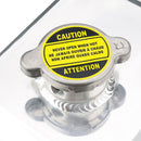 Car Modified Aluminum Alloy Vice Water Tank(Silver)