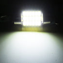 2 PCS 31mm DC12V / 1.5W / 6000K / 100LM 18LEDs SMD-3014 Car License Plate Light / Dome Light