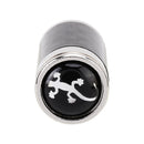 4 PCS Carbon Fiber Gas Cap Mouthpiece Cover Gas Cap Tire Cap Car Motor Bicycle Tire Valve Caps