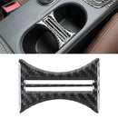Car Carbon Fiber Water Cup Holder Decorative Sticker for Mercedes-Benz GLA