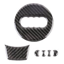 Car Carbon Fiber Steering Wheel Decorative Sticker for Audi A4L / A5 / Q5