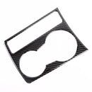 Car Carbon Fiber Water Cup Holder Decorative Sticker for Audi A4L / A5 / Q5