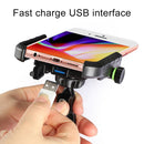 Motorcycles / Bicycle USB Charger QC 3.0 Fast Charging Phone Bracket, Suitable for 6-9cm Device(Red)