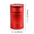 Universal Portable Car Metal Trash Rubbish Bin Ashtray(Red)